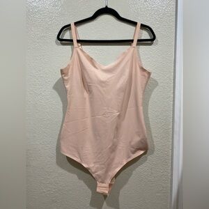 NWT Pinsy Elegant Women's Shapewear Bodysuit in Soft Peach